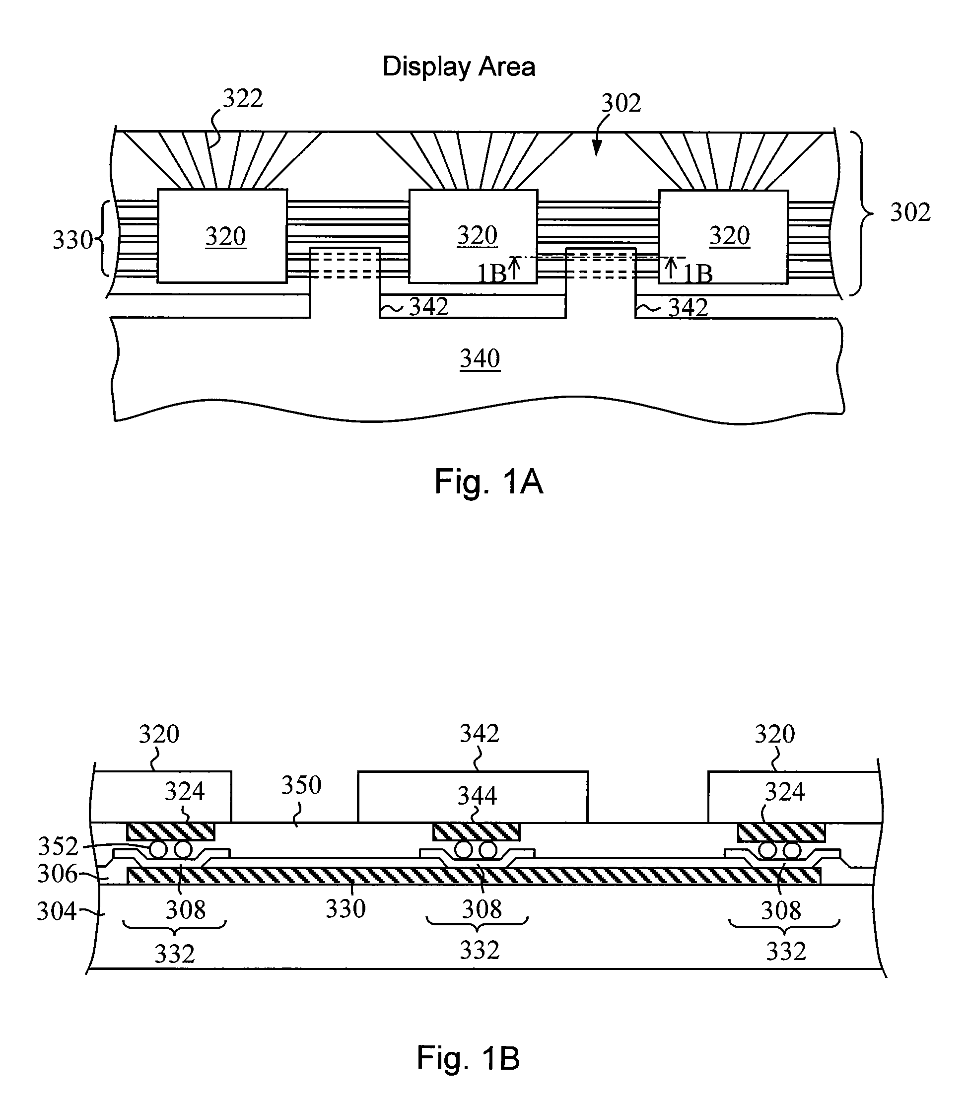 Flat display panel and assembly process or driver components in flat display panel