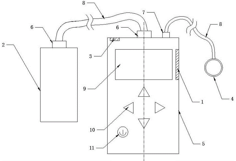 Partial discharge comprehensive itinerant detector for high voltage electric power equipment