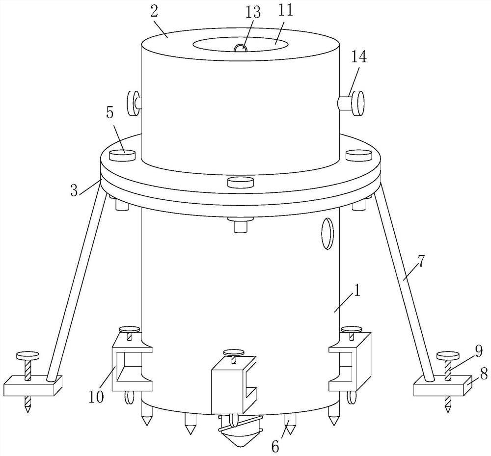 Soft soil area ultra-long pile rotary drilling rig guide mechanism