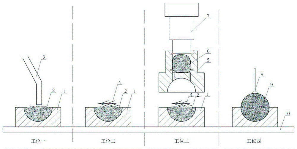 Ceramic ball with in-built alpha+beta titanium alloy skeleton and preparation method thereof