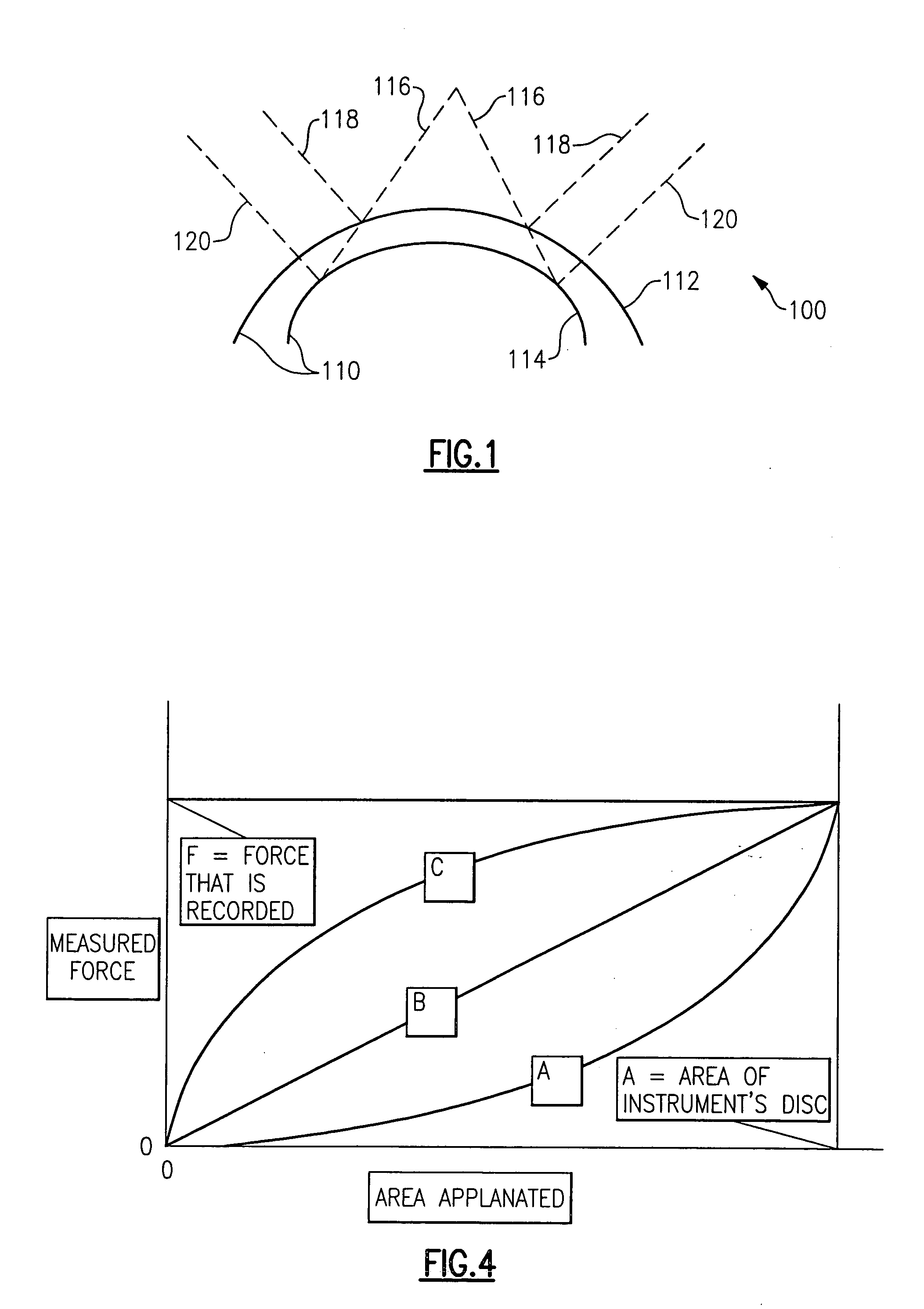Apparatus and method for determining intraocular pressure and corneal thickness