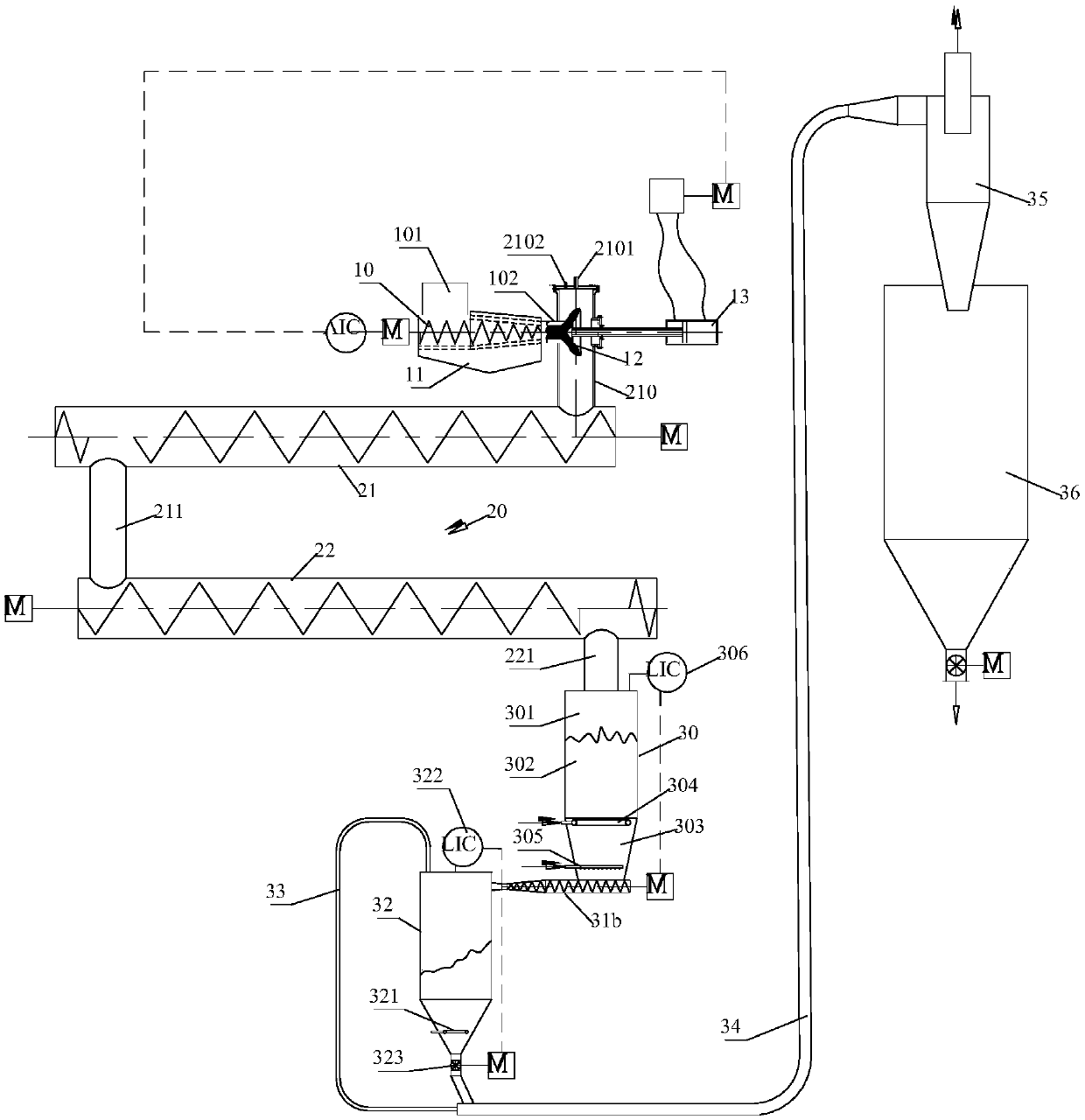 Discharging device for pressurized vessel and steam cooking system