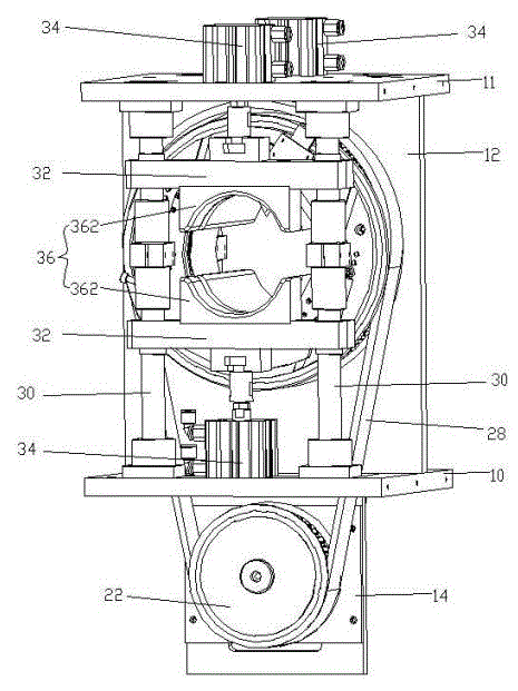 Centrifugal rotary cutting mechanism for thermal shrinkage pipe