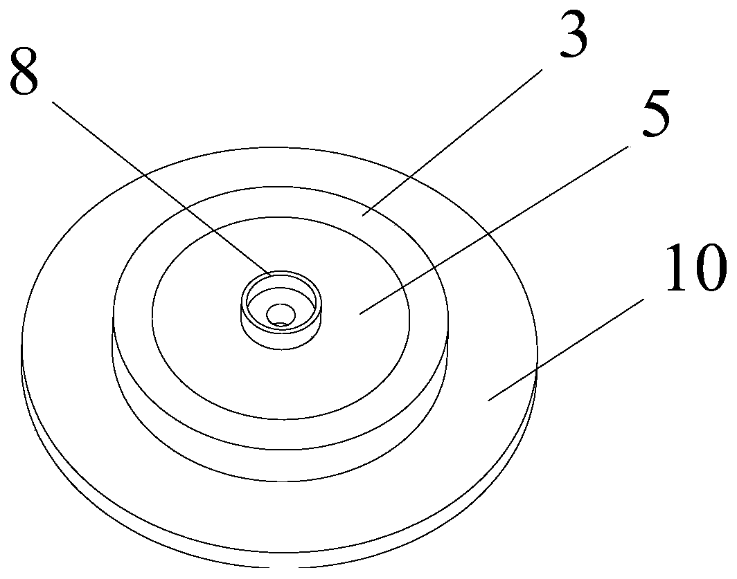 Triaxial instrument device realizing variable dimension muddy water splitting test and using method thereof