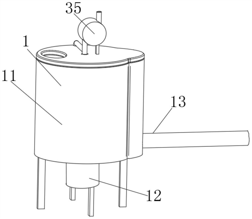 Grouting device for foundation engineering