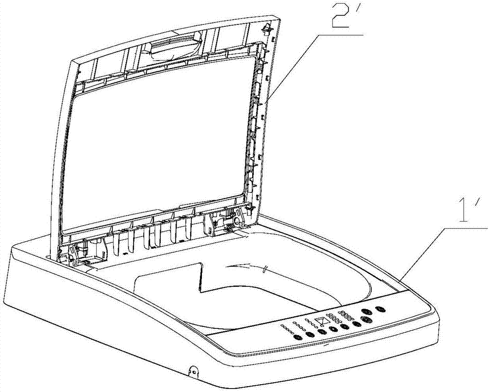 Upper cover stop structure of washing machine and full-automatic washing machine