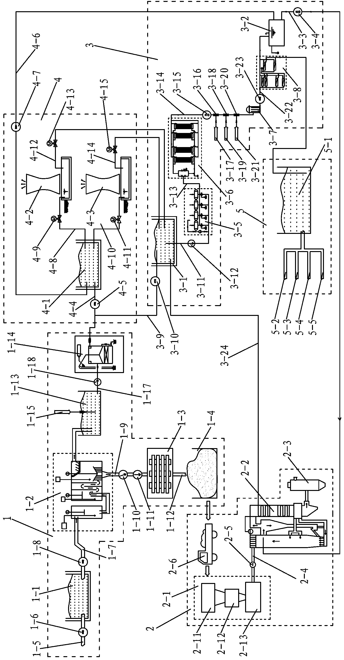 A system and a method for recycling coal mine drainage and power plant waste water with zero discharge