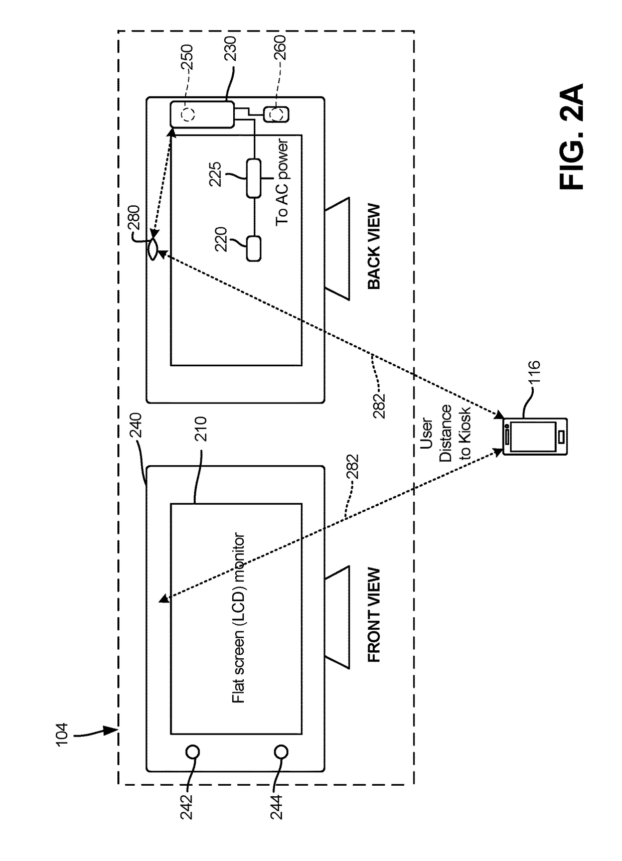 System and method to provide interactive, user-customized content to touch-free terminals