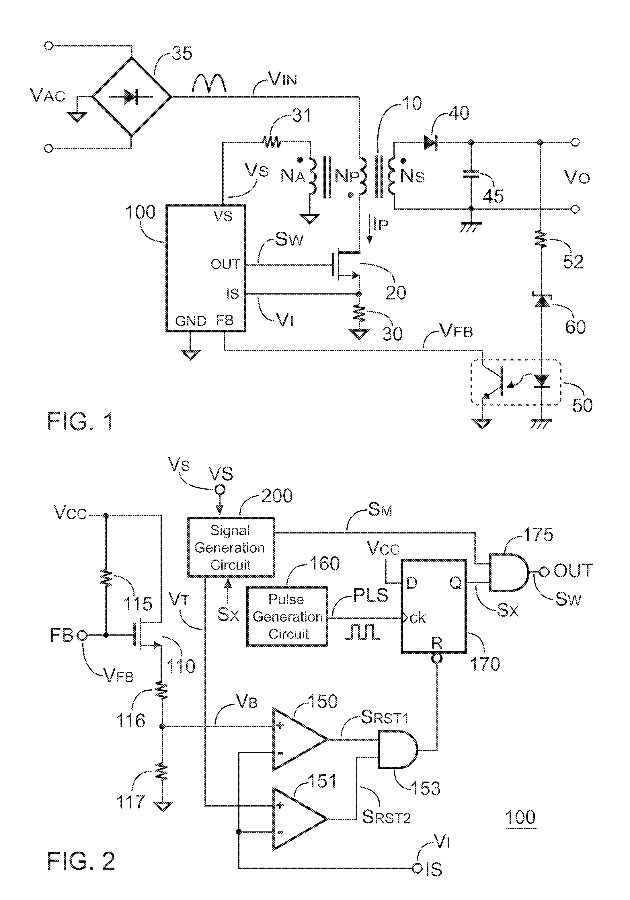 Control Circuit for Offline Power Converter without Input Capacitor