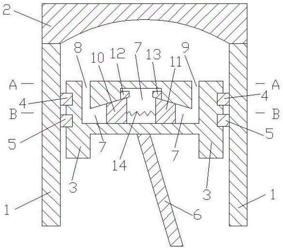 Piston system with volume cavity formed inside