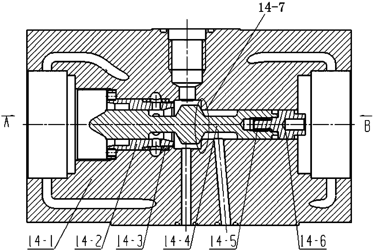 An underwater electro-hydraulic reversing valve