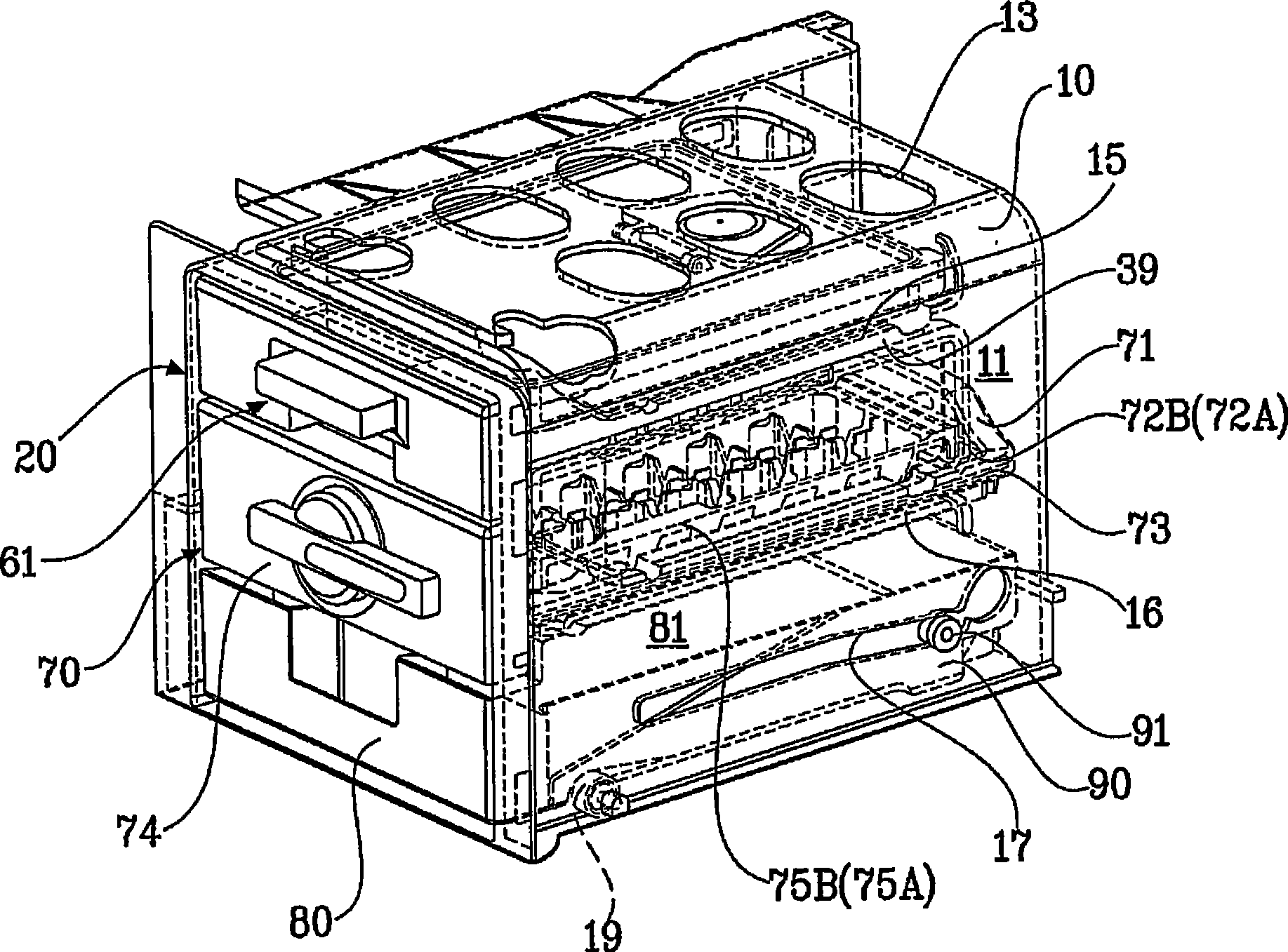 Ice tray assembly and refrigerator having same