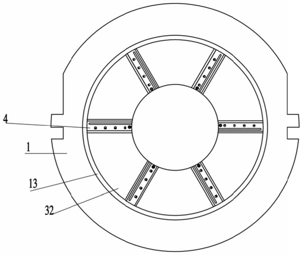 Heavy-load thrust bearing with multiple cooling circulation functions