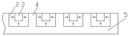 Tooth-slot salient permanent magnet composite array and electromagnetic apparatus