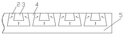 Tooth-slot salient permanent magnet composite array and electromagnetic apparatus