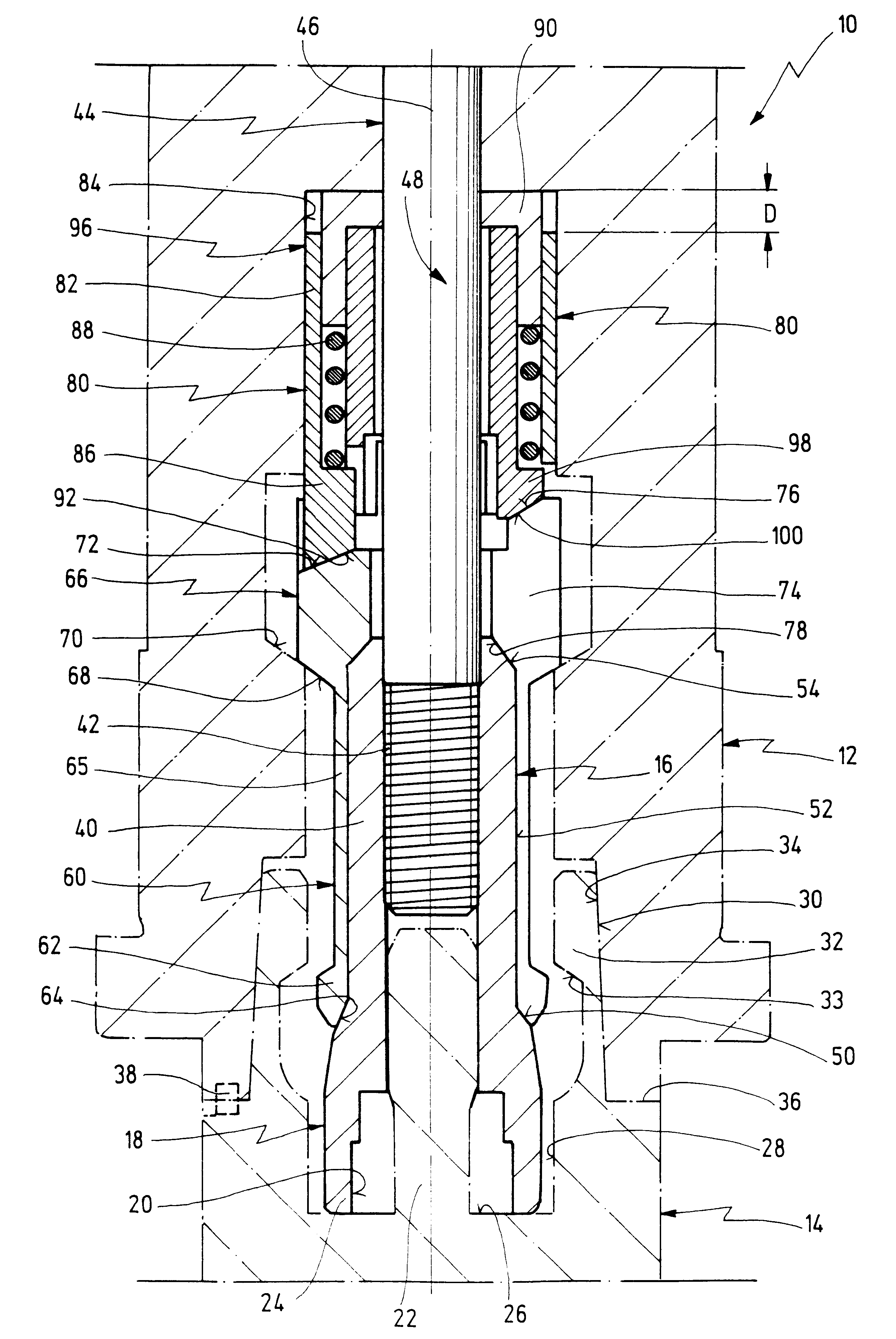 Spindle in a machine tool
