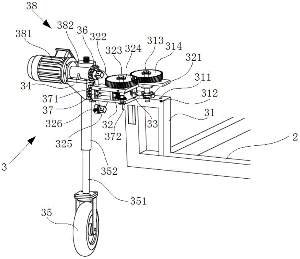 Support device for vehicle-mounted trimmers