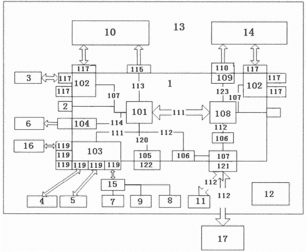 Low-power consumption intelligent cash ticketing terminal and application method thereof