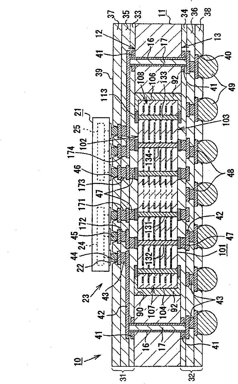 Wiring board and ceramic capacitor