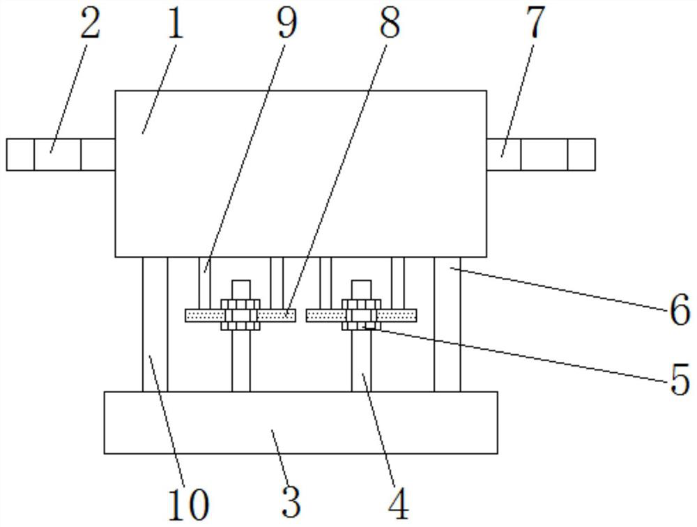 Heat dissipation and ventilation structure of mainboard for vehicle-mounted positioning