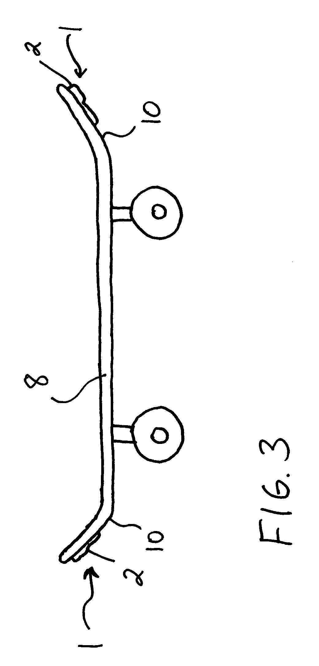 Spark-emitting device for a skateboard