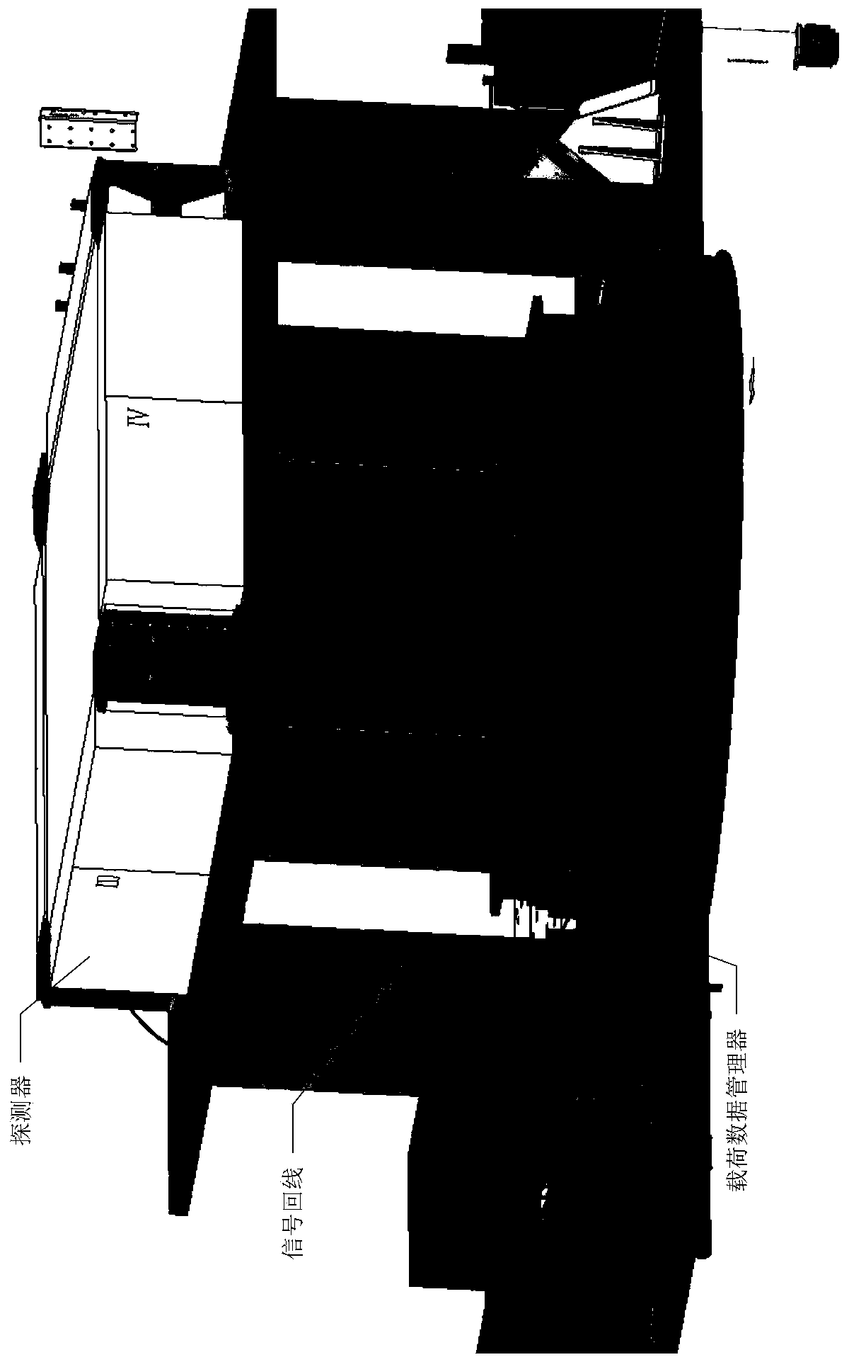 A grounding device for a satellite detector