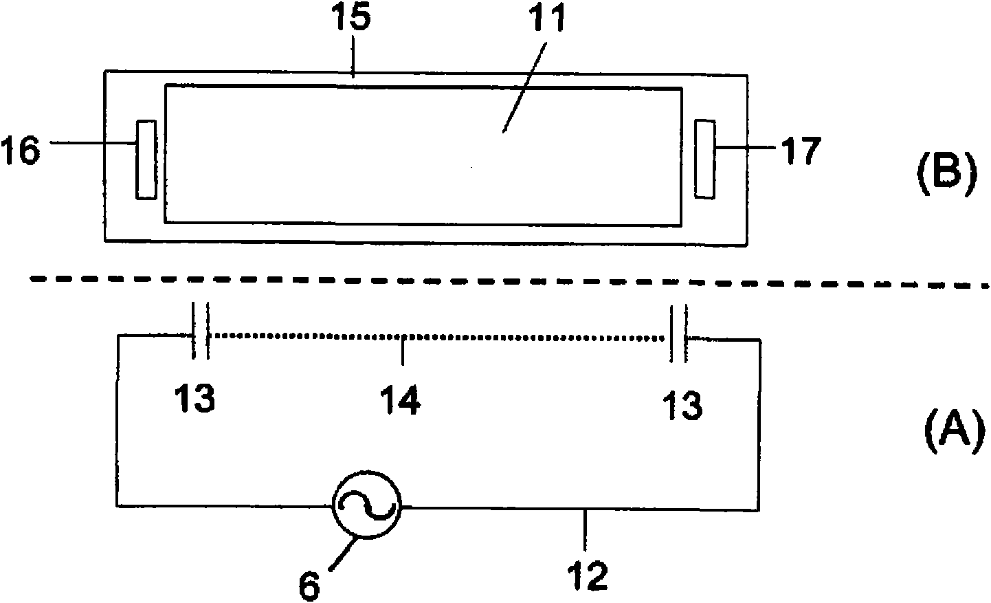 Fluorescent discharge lamp tube, and liquid crystal display device