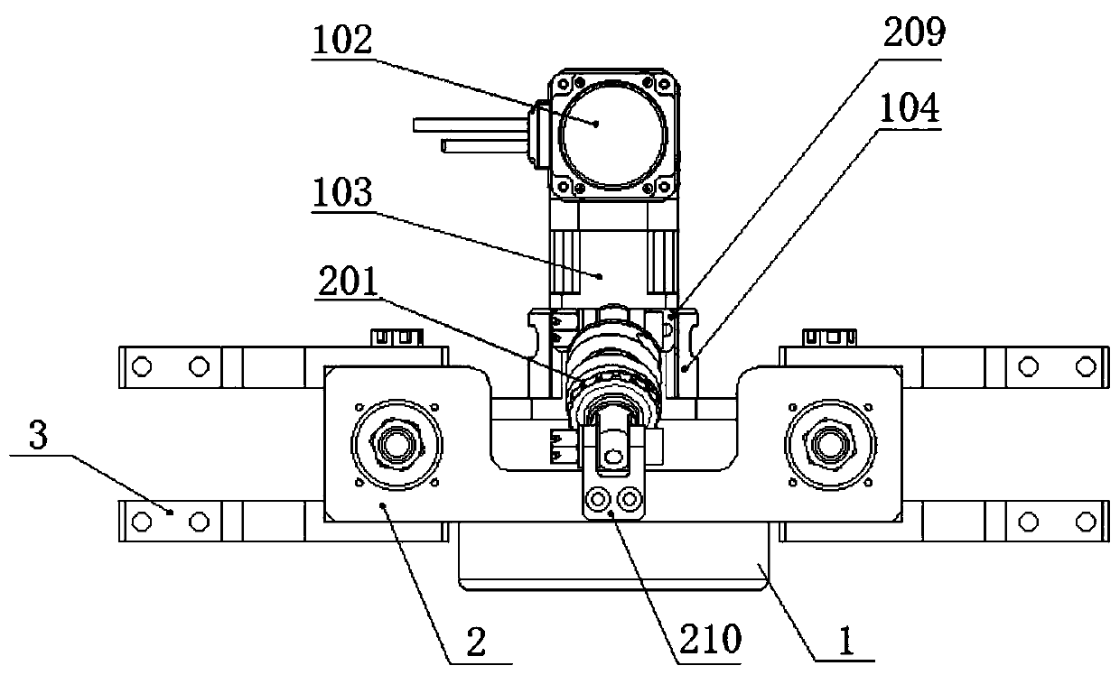 Damping mechanism, chassis structure and mobile robot