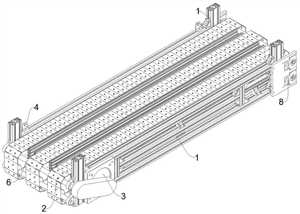 Building block type three-dimensional warehouse for pressure detection of building cement blocks