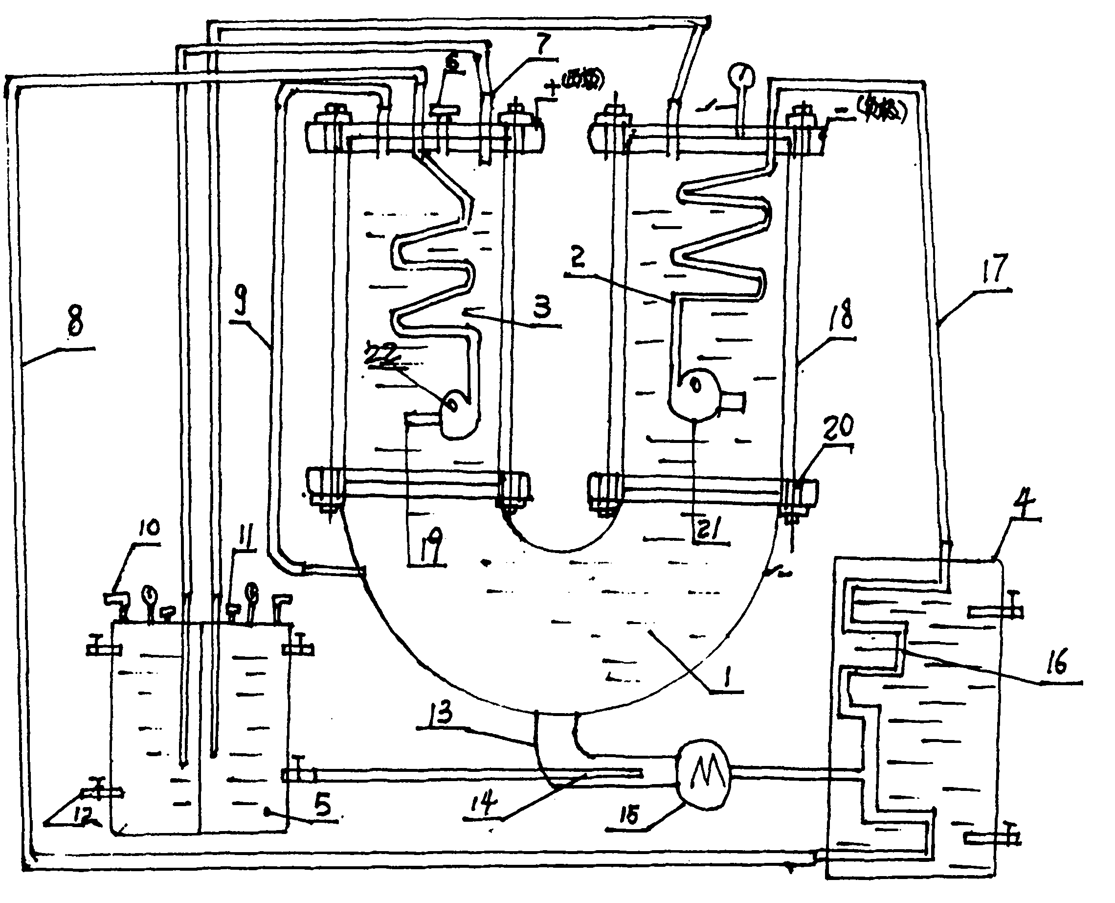 Water electrolysis hydrogen-oxygen flame welding and cutting machine