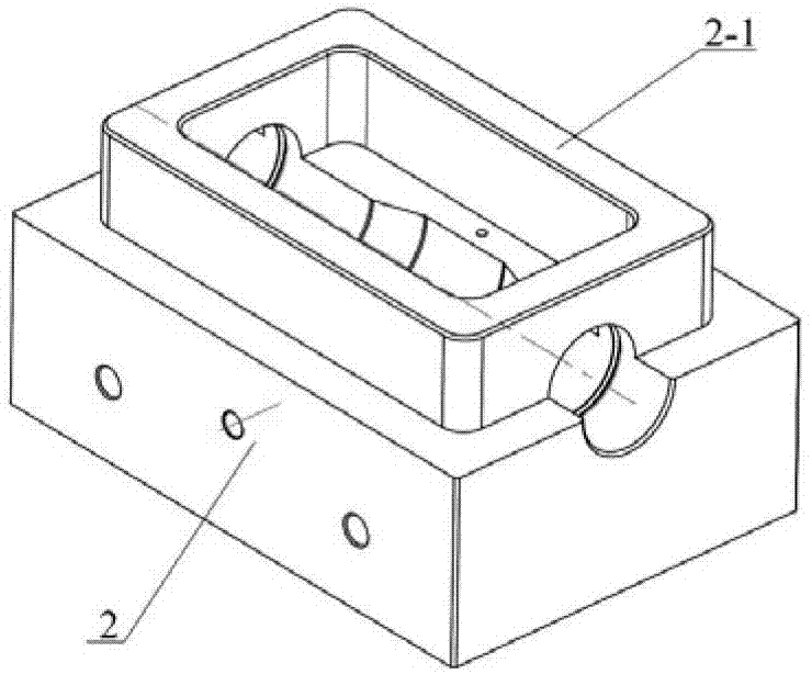 Tubular product hydraulic forming device capable of achieving inside and outside pressurization