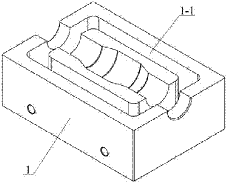 Tubular product hydraulic forming device capable of achieving inside and outside pressurization