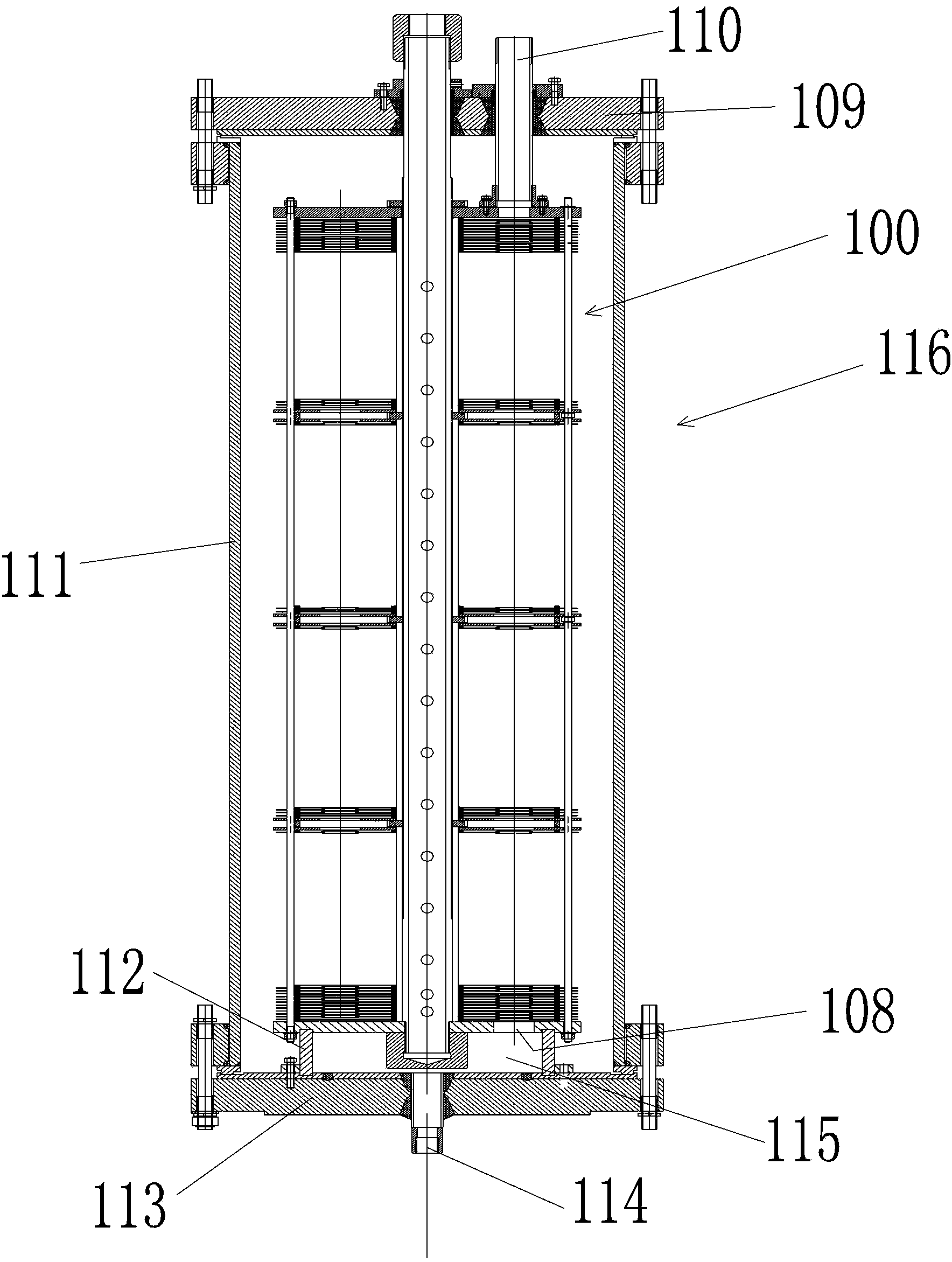 Filtering tank