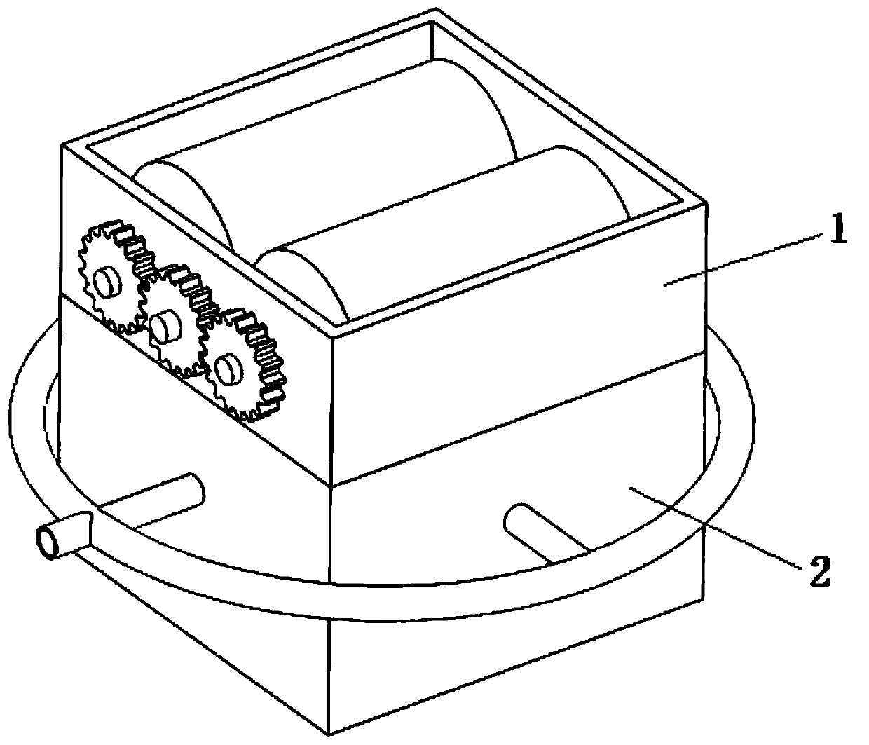 Piglet fodder with balanced nutrients and preparation method of fodder