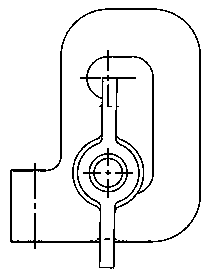 Rotating self-pulling type framework gasket