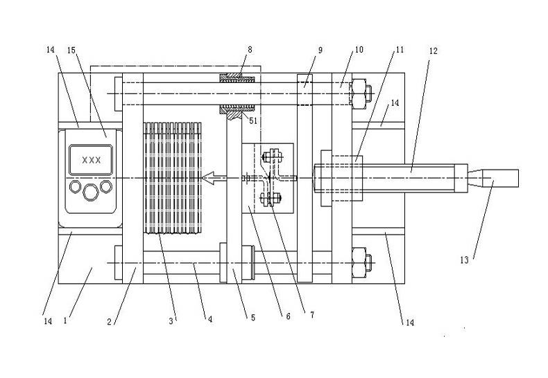 Electronic detector for pressure of accumulator polar group