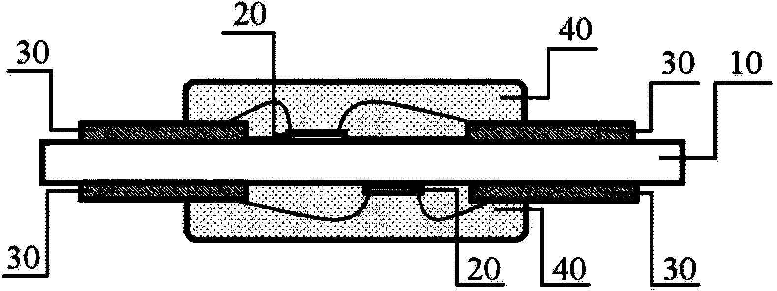 Three-dimensional luminous LED device and manufacturing method thereof