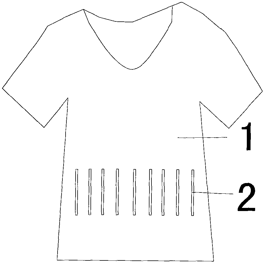Hollow short sleeve shirt capable of quickly discharging sweat
