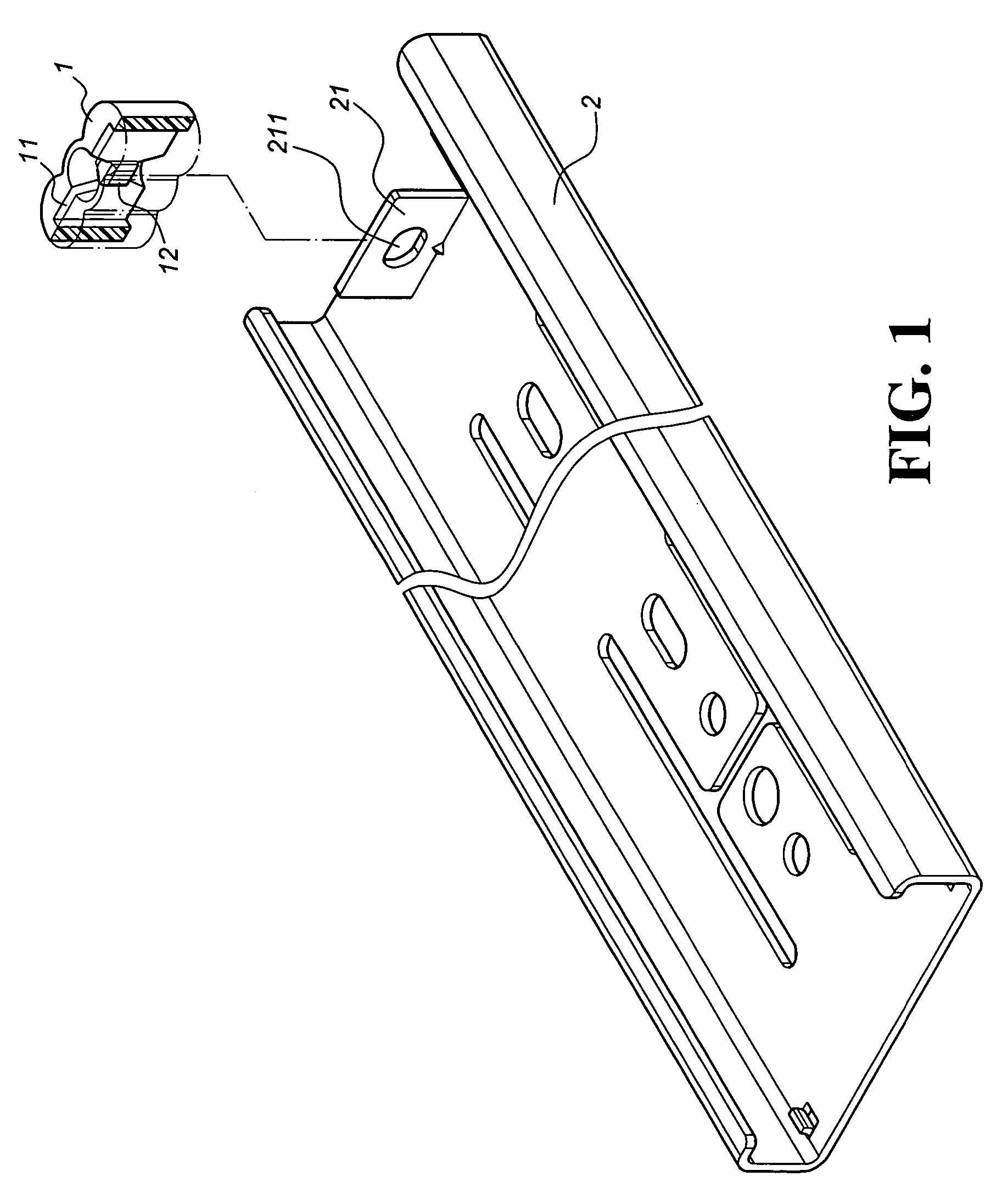 Buffer device for a slide structure