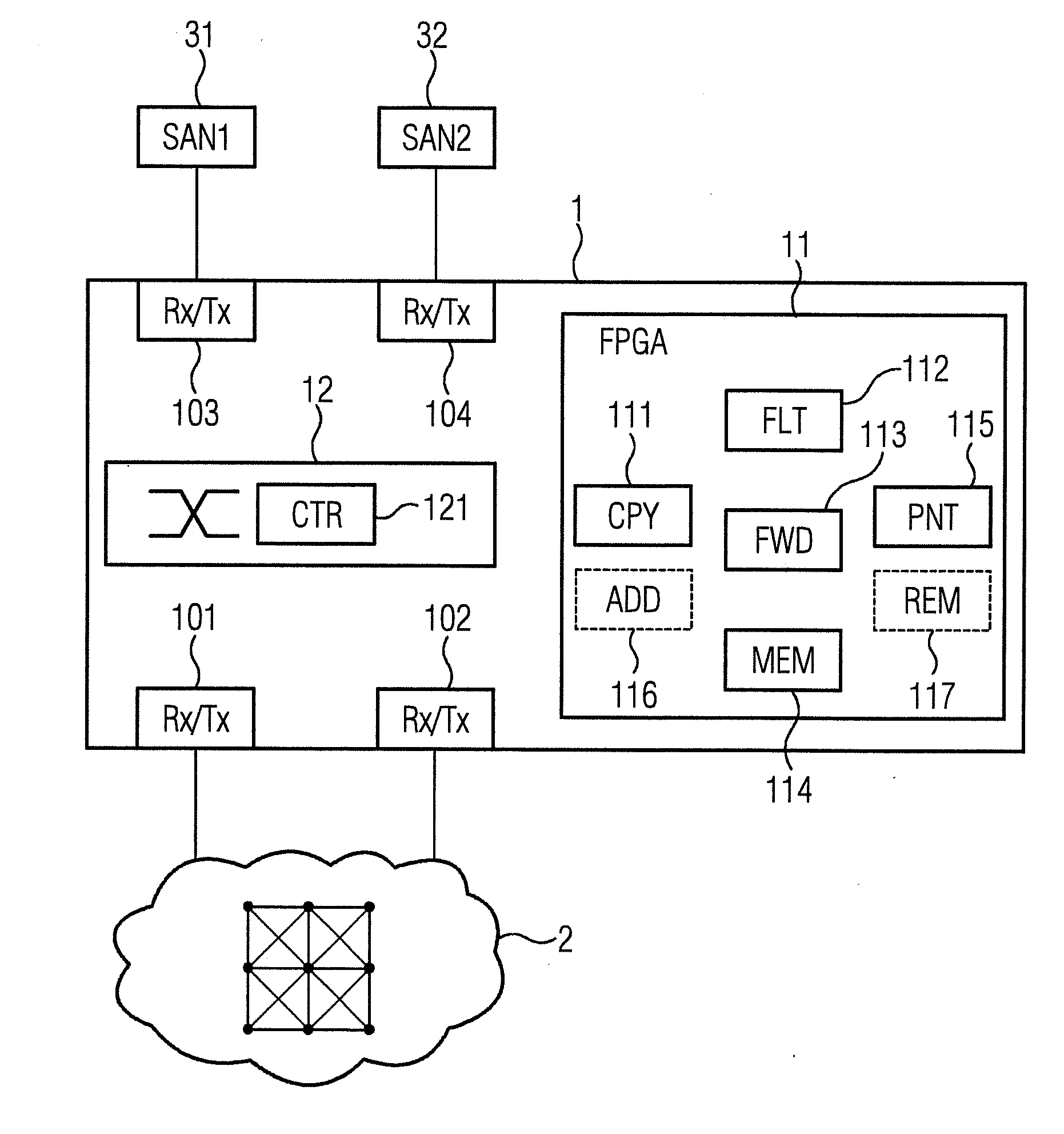 Communication Device and Method for Redundant Message Transmission in an Industrial Communication Network