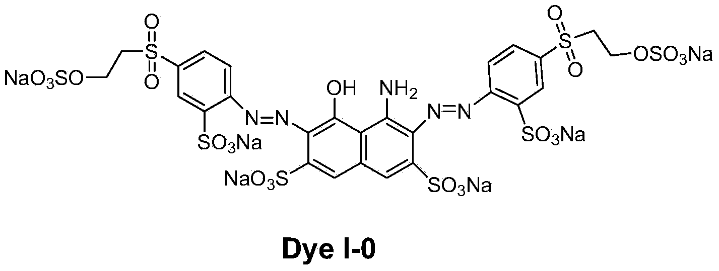 Black bisazo sulfonic acid compound, and salt, preparation method and application thereof