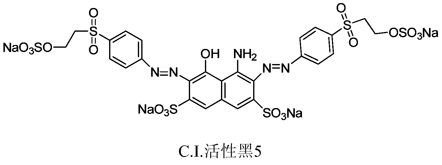 Black bisazo sulfonic acid compound, and salt, preparation method and application thereof