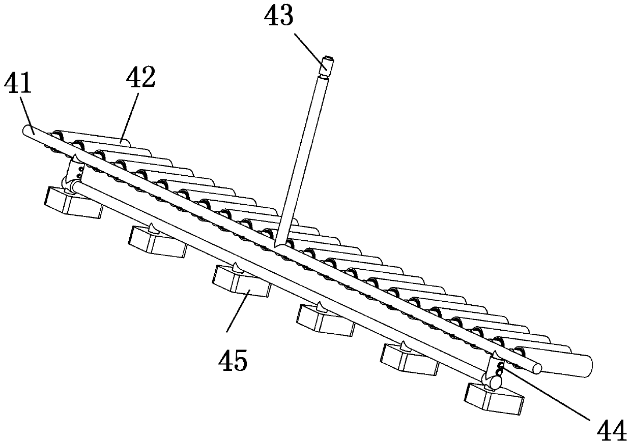 Counterweight type roller transfer device capable of being opened and closed