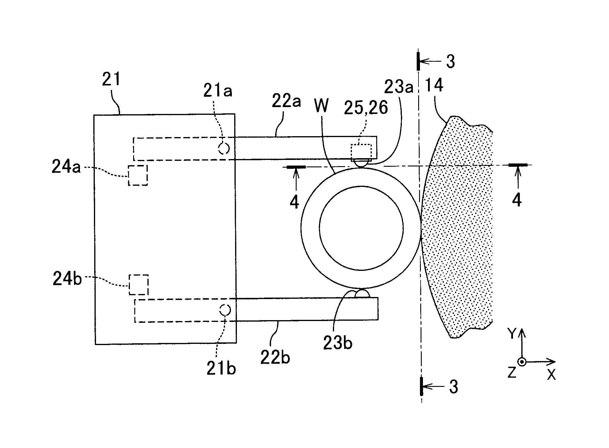 Machine tool including affected layer detection sensor