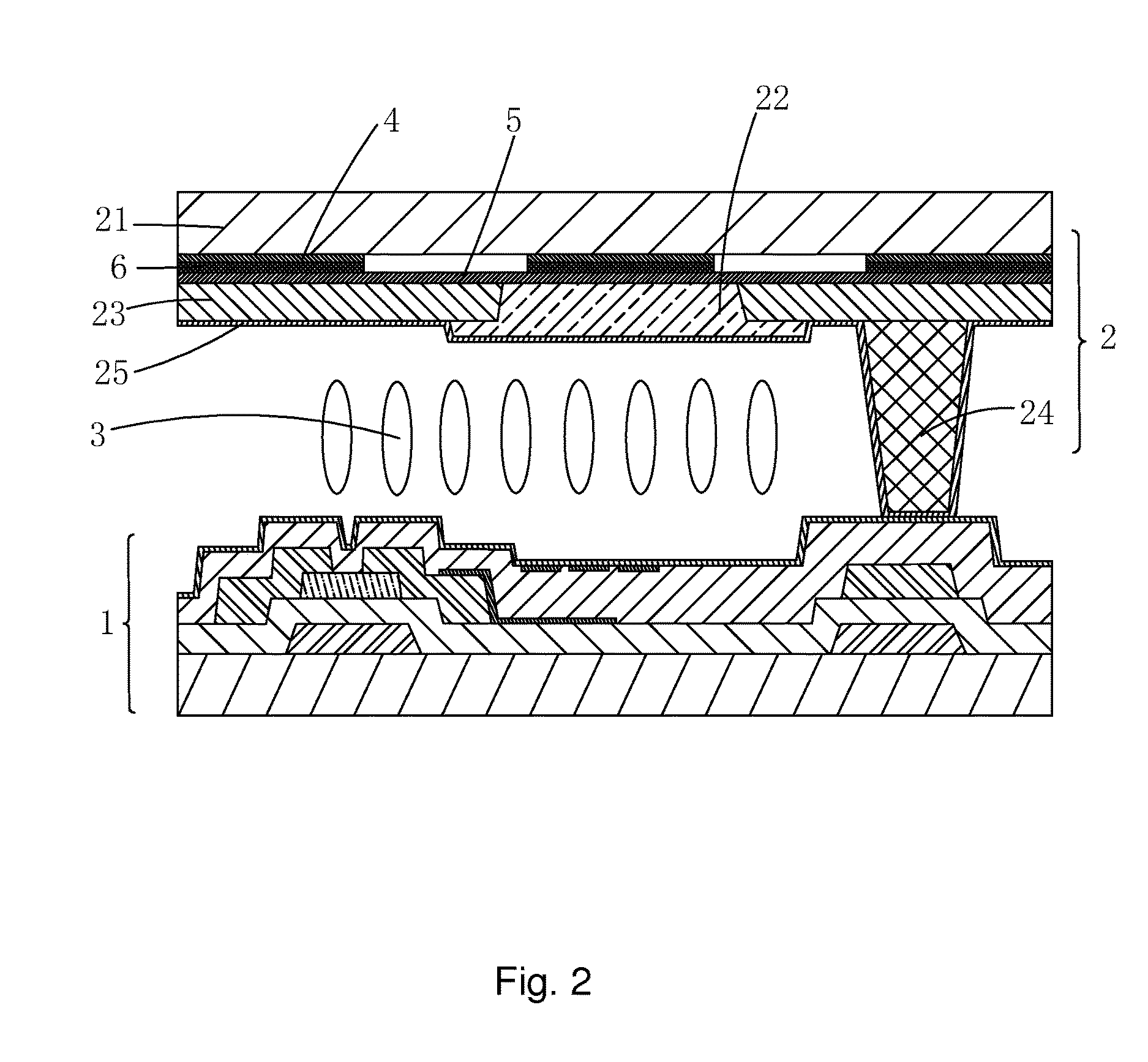Ips in-cell touch display panel and manufacturing method thereof