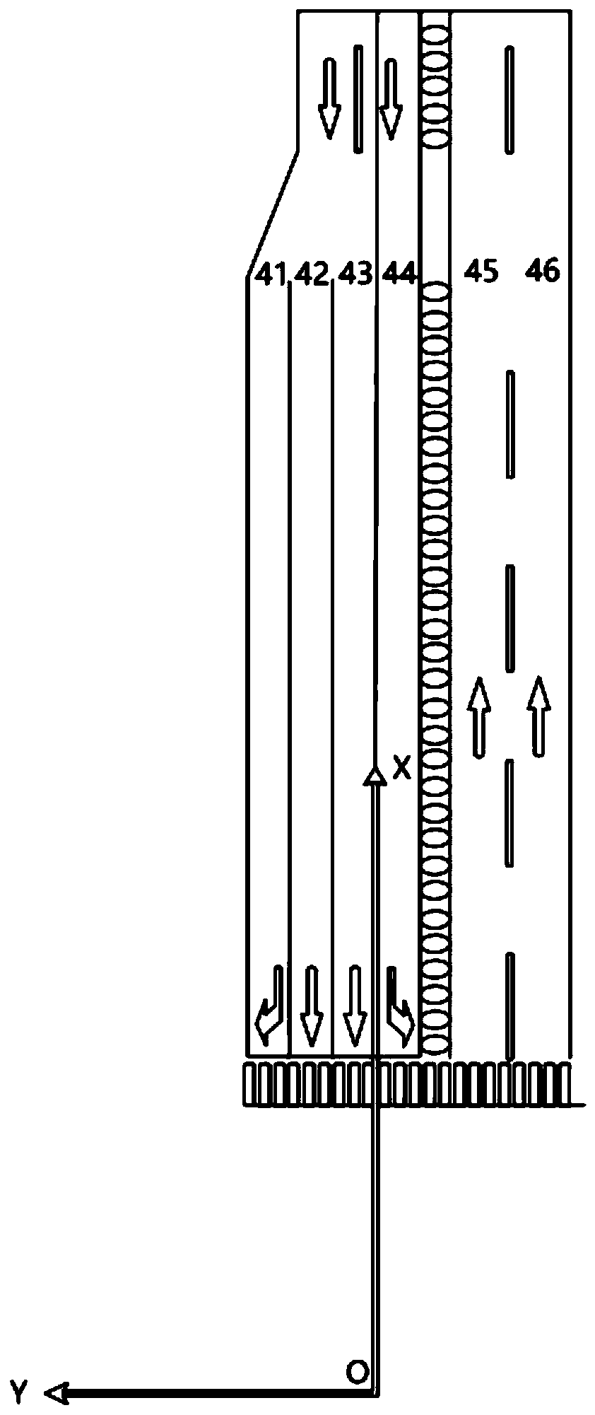 Saturated time headway detection method based on radar data