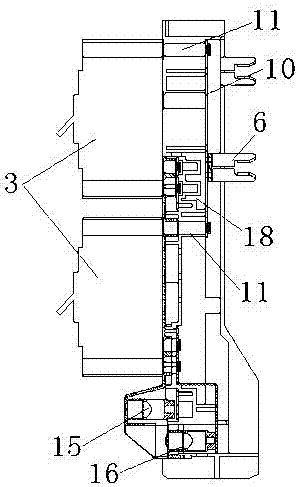 A method for arranging multiple circuit breakers in a distribution cabinet or a distribution box