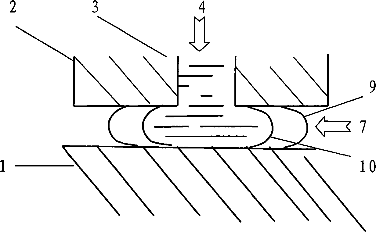 Fast quenching amorphous alloy ribbon and preparation method thereof