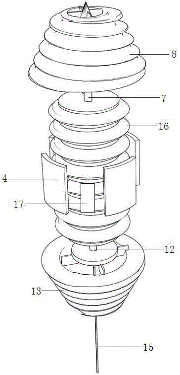 Peristaltic cable tunnel tunneling device