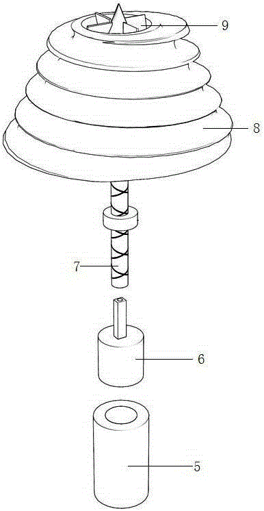 Peristaltic cable tunnel tunneling device